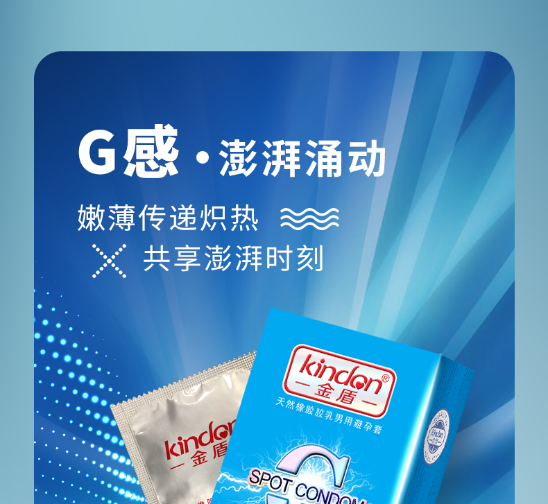避孕套新品金盾G點強(qiáng)勁快感裝(圖1)