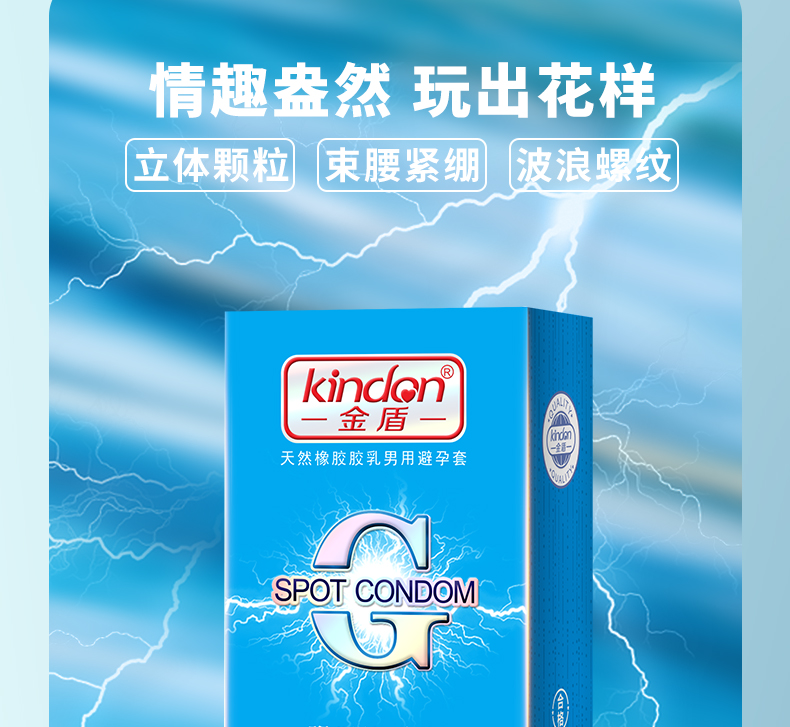 避孕套新品金盾G點強(qiáng)勁快感裝(圖7)
