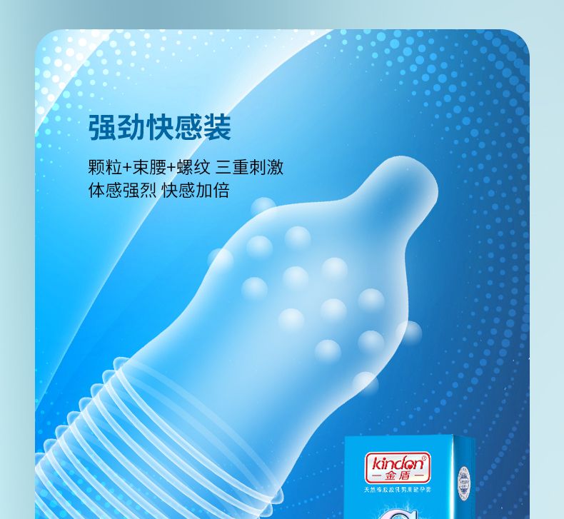 避孕套新品金盾G點強(qiáng)勁快感裝(圖3)
