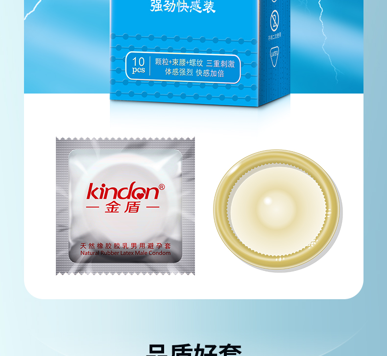 避孕套新品金盾G點強(qiáng)勁快感裝(圖8)